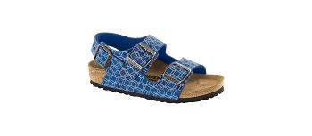 Birkenstock Microfibre Narrow Milano Børn Blå | DK 144NWY